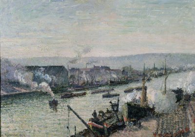 Port Saint-Sever, Rouen, 1896 - Camille Jacob Pissarro